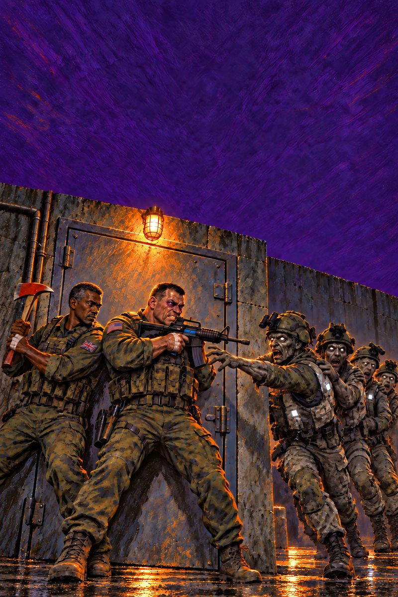 Dead Games paperback cover painting