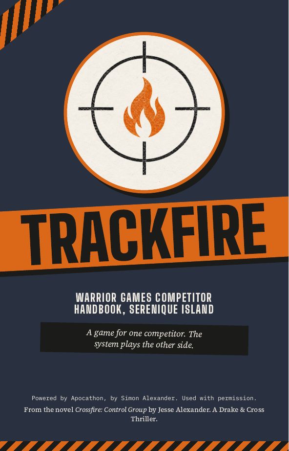 TRACKFIRE game handbook cover