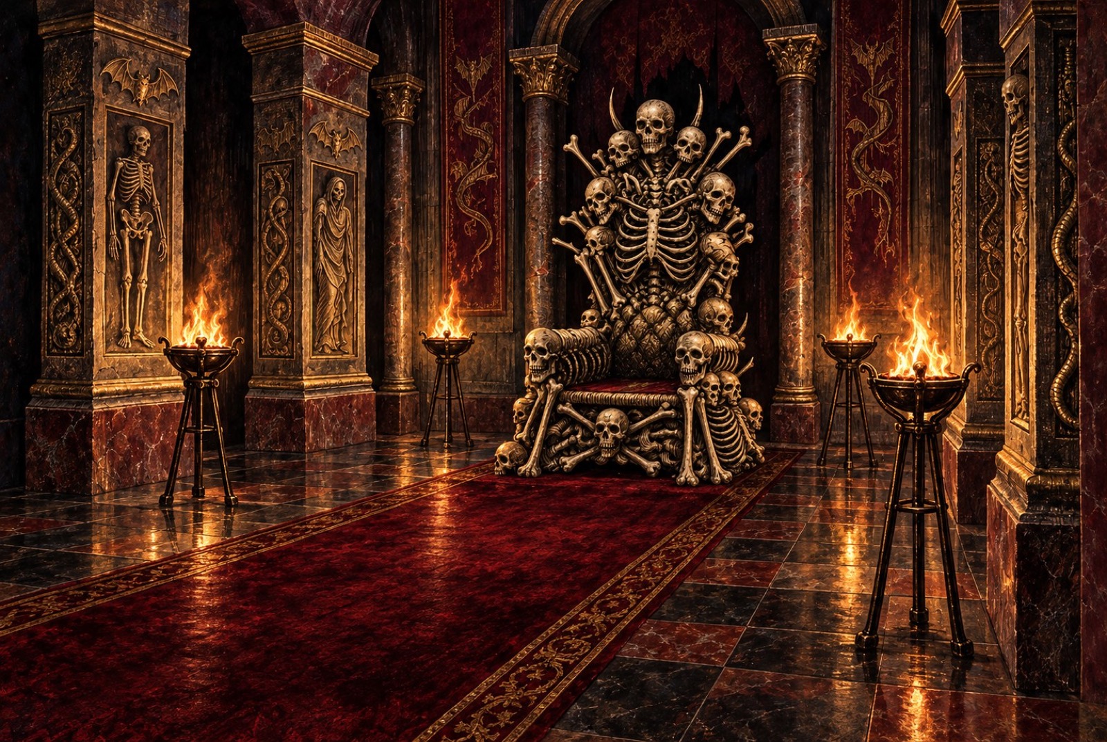 The throne room